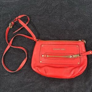Red Michael Kors Purse